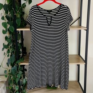 Espresso Striped Dress